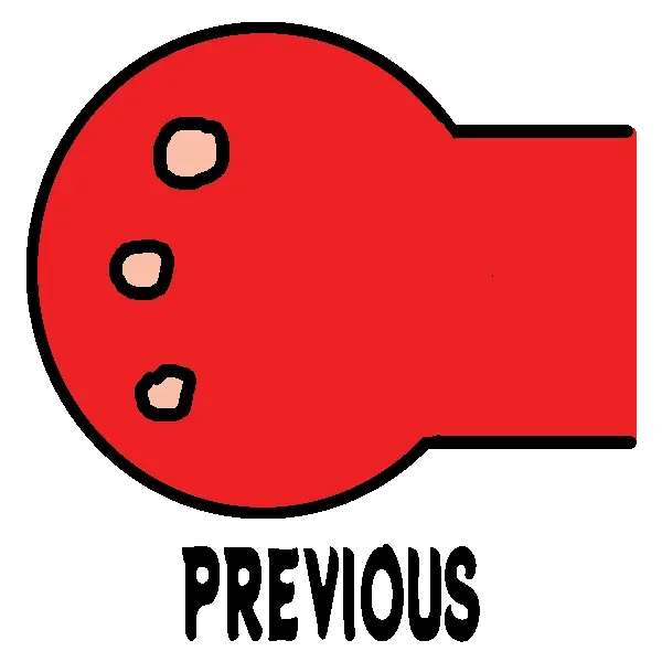 a paw used to navigate to the previous day's comic